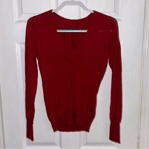 Y2K The Limited women’s size s red layering v neck sweater